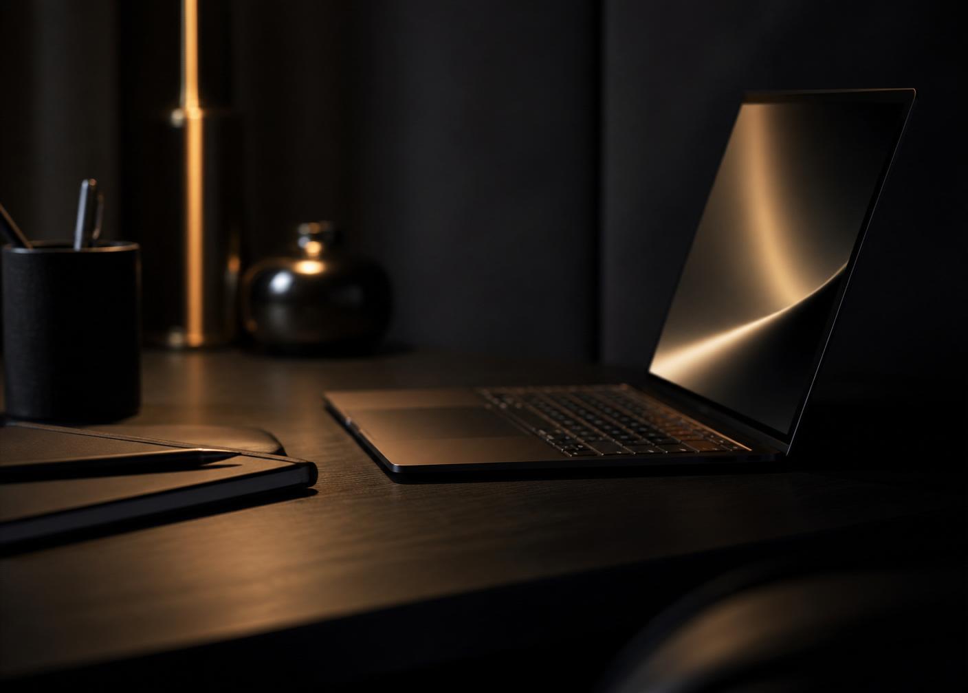 Hochwertiger Arbeitsplatz mit digitalen Prozessen